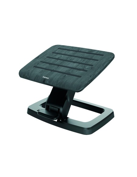 REPOSAPIES FELLOWES SERIE HANA BASE ALUMINIO AJUSTABLE 3 ALTURAS NEGRO 215X453X392 MM