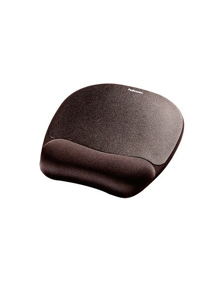 ALFOMBRILLA PARA RATON FELLOWES CON REPOSAMUÑECAS DE ESPUMA MEMORY FOAM NEGRO 230X196X20 MM