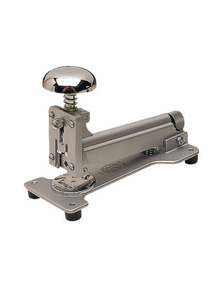 GRAPADORA EL CASCO M-10 CAPACIDAD 30 HOJAS PINTADA GRIS