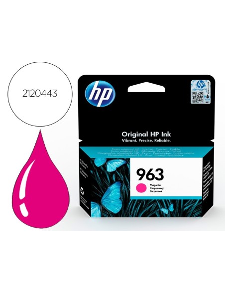 INK-JET HP 963 OFFICEJET PRO 9010 / 9020 / 9022 / 9023 / 9025 MAGENTA 700 PAGINAS