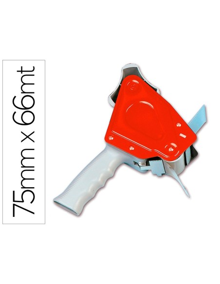 PORTARROLLO Q-CONNECT PARA EMBALAJE PARA CINTAS 66MT X 75 MM