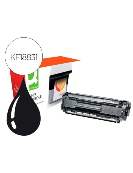 TONER COMPATIBLE Q-CONNECT CANON FX10-XL I-SENSYS FAX L-100 / 120 XXL NEGRO 4000 PAGINAS