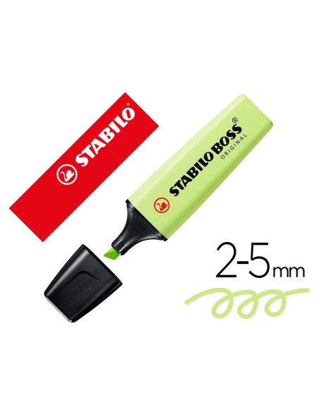 ROTULADOR STABILO BOSS FLUORESCENTE 70 PASTEL CHISPA DE LIMA