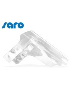 PROTECTOR FACIAL TRANSPARENTE GLASSPACK 400 MC CINTA AJUSTABLE EVITA VAHO MEDIDAS 235X330 MM TRANSPARENTE