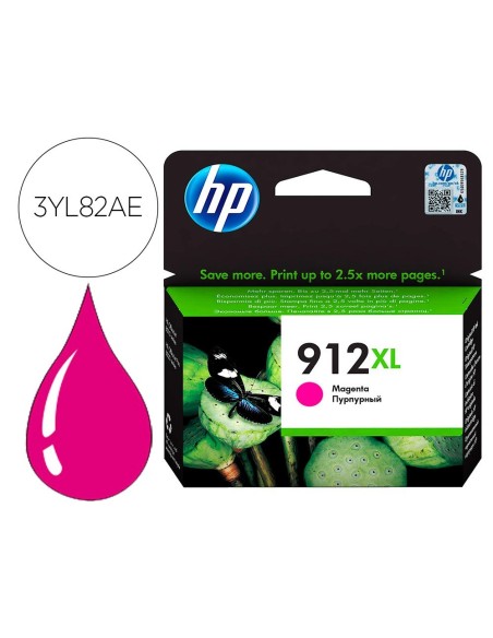 INK-JET HP 912 XL OFFICEJET 8010 / 8020 / 8035 MAGENTA 825 PAG