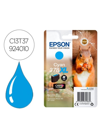 INK-JET EPSON 378 XL EXPRESSION HOME XP-8605 / 8606 / XP-15000 / XP-8500 / 8505 CIAN 830 PAG