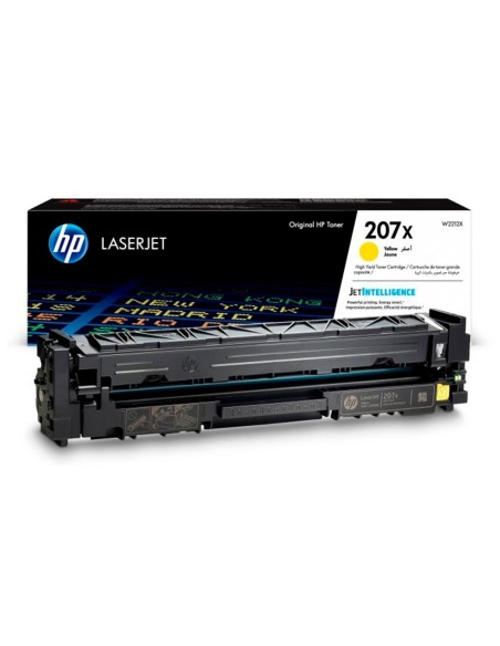 TONER HP 207X COLOR LASERJET PRO M282NW / M283FDN / M283FDW AMARILLO 2.450 PAGINAS