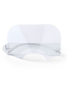 PANTALLA PROTECTORA BUCONASAL LEIBAN CON PROTECTOR PARA BARBILLA MATERIAL PET 17X8,5 CM