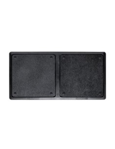 ALFOMBRA DESINFECTANTE Q-CONNECT DOS COMPARTIMENTOS DESINFECCION / SECADO 80X40 CM