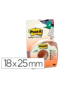 CINTA ADHESIVA POST-IT 18MX25 MM 6 LINEAS EN PORTARROLLOS ESPECIAL PARA OCULTAR Y ETIQUETAR