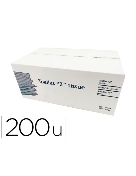 TOALLA DE PAPEL SECAMANOS DAHI Z ECOPASTA 2 CAPAS CAJA CON 20 PAQUETES DE 200 UNIDADES